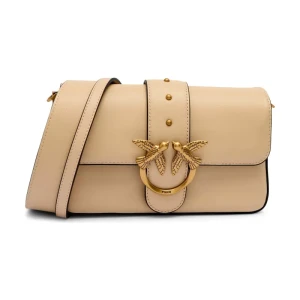 Pinko Skórzana torebka na ramię LOVE ONE MINI