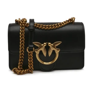 Pinko Skórzana torebka na ramię LOVE ONE MINI