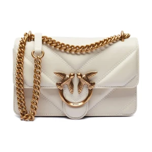 Pinko Skórzana torebka na ramię LOVE ONE MINI