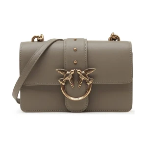 Pinko Skórzana torebka na ramię LOVE ONE MINI