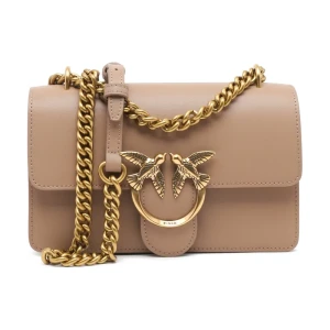 Pinko Skórzana torebka na ramię LOVE ONE MINI
