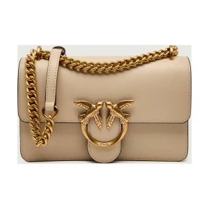 Pinko Skórzana torebka na ramię LOVE ONE MINI