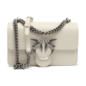 Pinko Skórzana torebka na ramię LOVE ONE MINI