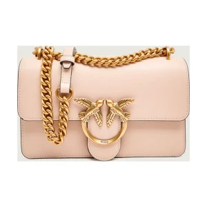 Pinko Skórzana torebka na ramię LOVE ONE MINI