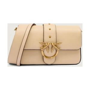 Pinko Skórzana torebka na ramię LOVE ONE MINI