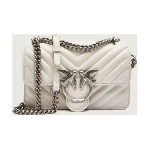 Pinko Skórzana torebka na ramię Love One Mini