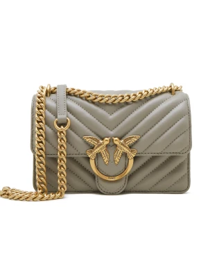 Pinko Skórzana torebka na ramię Love One Mini Crossbody