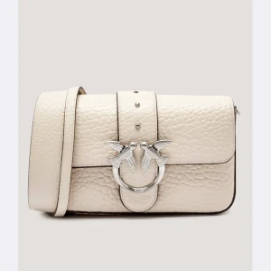 Pinko Skórzana torebka na ramię LOVE ONE MINI SLOUCHY