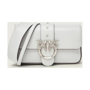 Pinko Skórzana torebka na ramię LOVE ONE MINI SLOUCHY