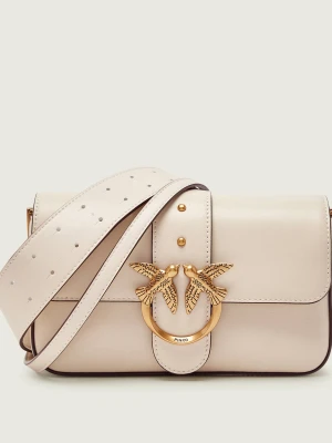 Pinko Skórzana torebka na ramię LOVE ONE MINI SLOUCHY