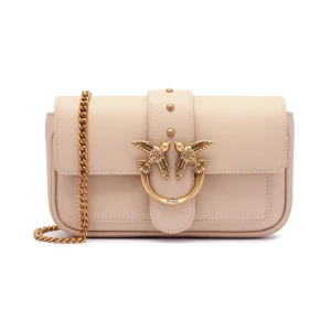 Pinko Skórzana torebka na ramię LOVE ONE POCKET