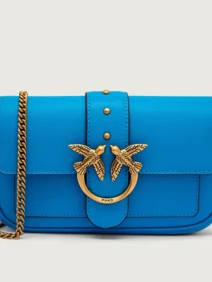 Pinko Skórzana torebka na ramię LOVE ONE POCKET