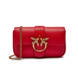 Pinko Skórzana torebka na ramię LOVE ONE POCKET C
