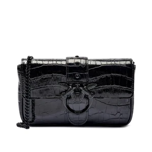 Pinko Skórzana torebka na ramię LOVE ONE POCKET C