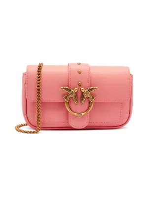 Pinko Skórzana torebka na ramię LOVE ONE POCKET C