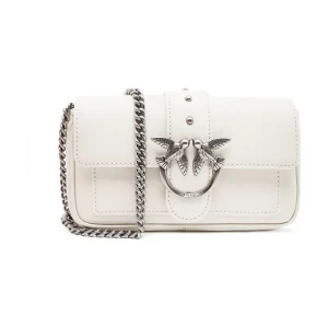Pinko Skórzana torebka na ramię LOVE ONE POCKET C