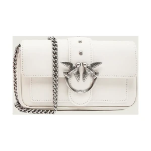 Pinko Skórzana torebka na ramię LOVE ONE POCKET C