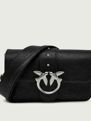 Pinko Skórzana torebka na ramię LOVE ONE SLOUCHY