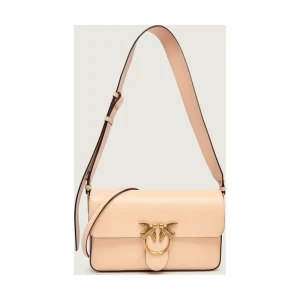 Pinko Skórzana torebka na ramię LOVE ONE SLOUCHY CLASSIC