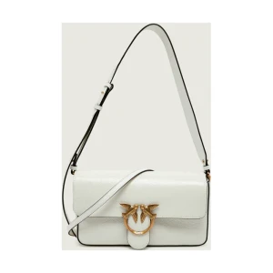 Pinko Skórzana torebka na ramię LOVE ONE SLOUCHY CLASSIC