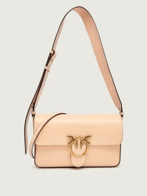 Pinko Skórzana torebka na ramię LOVE ONE SLOUCHY CLASSIC