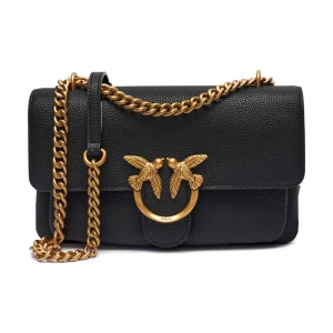 Pinko Skórzana torebka na ramię LOVE ONE SOFT MINI