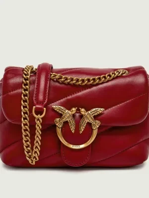 Pinko Skórzana torebka na ramię Love Puff Baby