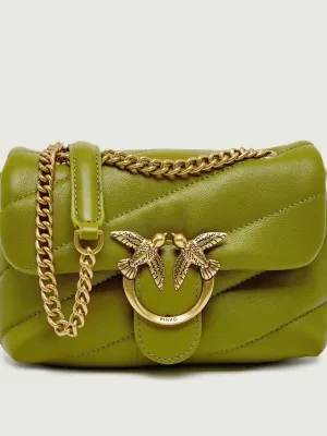 Pinko Skórzana torebka na ramię Love Puff Baby