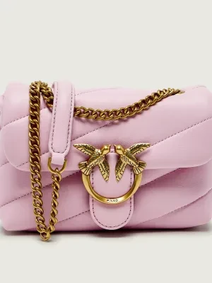 Pinko Skórzana torebka na ramię Love Puff Baby