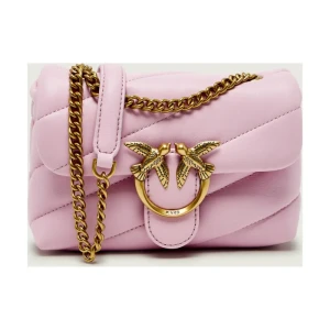 Pinko Skórzana torebka na ramię Love Puff Baby