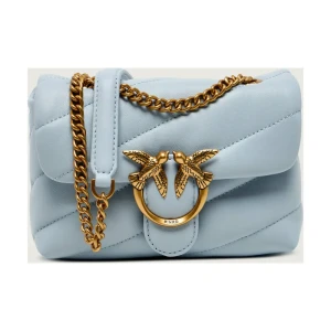 Pinko Skórzana torebka na ramię Love Puff Baby