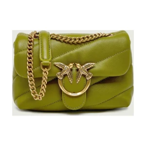 Pinko Skórzana torebka na ramię Love Puff Baby