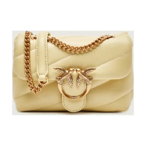 Pinko Skórzana torebka na ramię Love Puff Baby