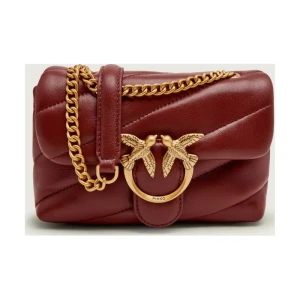 Pinko Skórzana torebka na ramię Love Puff Baby