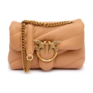 Pinko Skórzana torebka na ramię Love Puff Baby