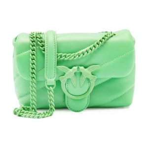 Pinko Skórzana torebka na ramię LOVE PUFF BABY CL SHEEP NAPPA