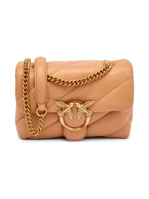 Pinko Skórzana torebka na ramię LOVE PUFF MINI