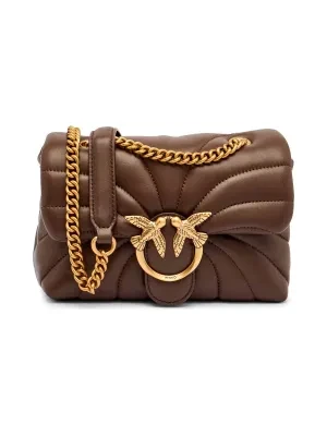 Pinko Skórzana torebka na ramię LOVE PUFF MINI