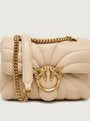 Pinko Skórzana torebka na ramię LOVE PUFF MINI