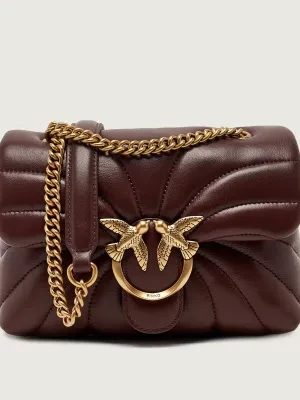 Pinko Skórzana torebka na ramię LOVE PUFF MINI