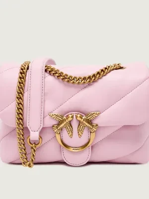Pinko Skórzana torebka na ramię LOVE PUFF MINI