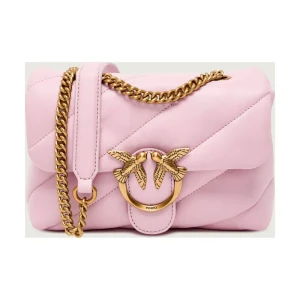 Pinko Skórzana torebka na ramię LOVE PUFF MINI