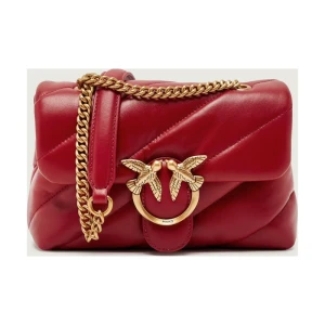 Pinko Skórzana torebka na ramię LOVE PUFF MINI