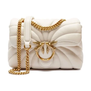 Pinko Skórzana torebka na ramię LOVE PUFF MINI