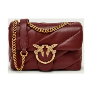 Pinko Skórzana torebka na ramię LOVE PUFF MINI