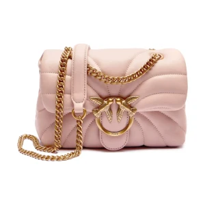 Pinko Skórzana torebka na ramię LOVE PUFF MINI