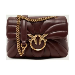 Pinko Skórzana torebka na ramię LOVE PUFF MINI