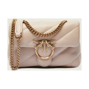 Pinko Skórzana torebka na ramię LOVE PUFF MINI