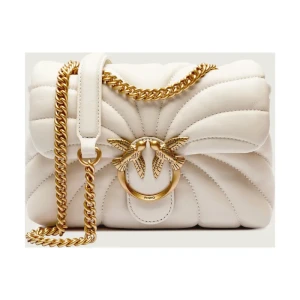 Pinko Skórzana torebka na ramię LOVE PUFF MINI