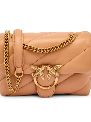 Pinko Skórzana torebka na ramię LOVE PUFF MINI